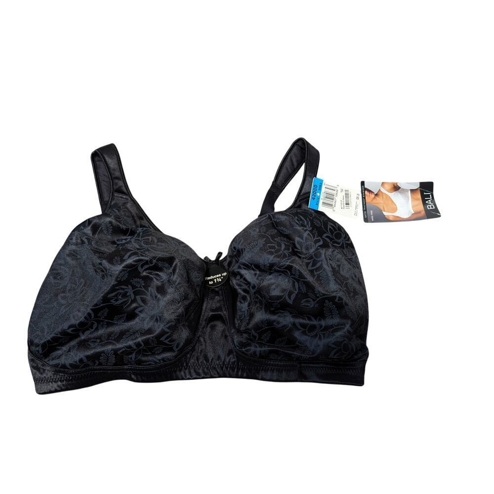 BALI Womens Bra size 42DDD Black, NWT; NEW